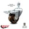 Service Caster 3 Inch High Temp Phenolic Wheel Swivel 1/2 Inch Stem Caster with Total Lock Brake SCC-TSTTL20S314-PHRHT-121315 - alternate 3